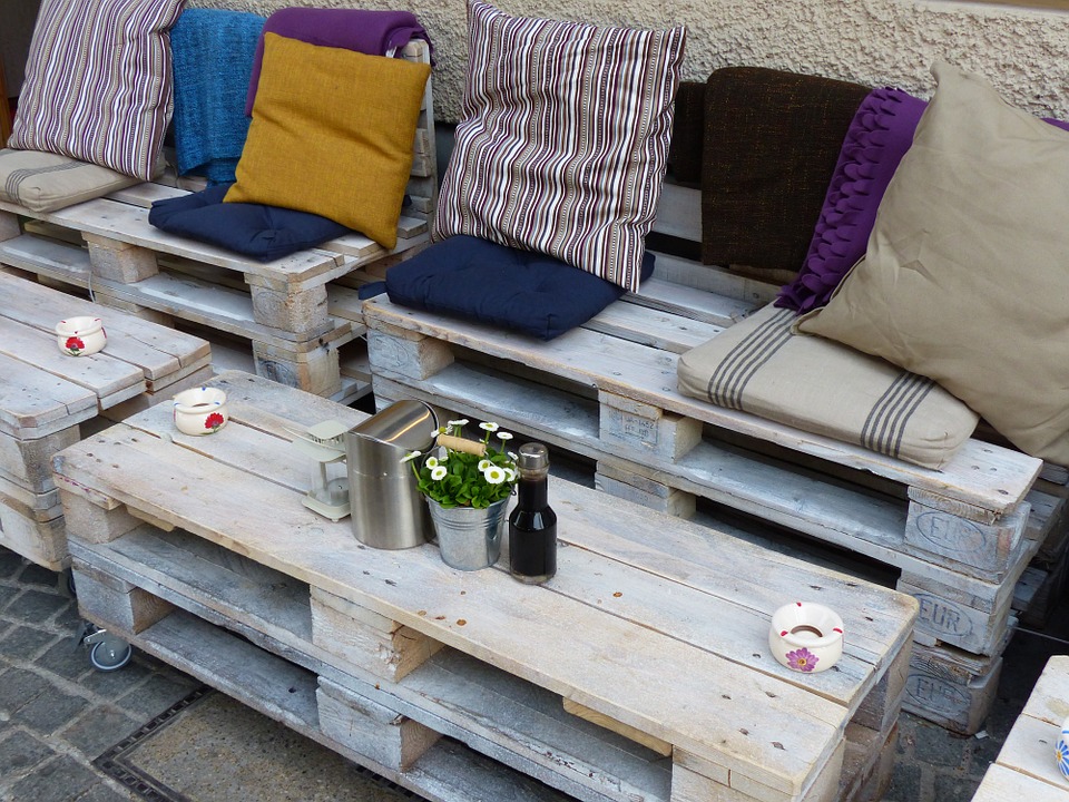DIY Gartenmöbel Ideen aus Paletten